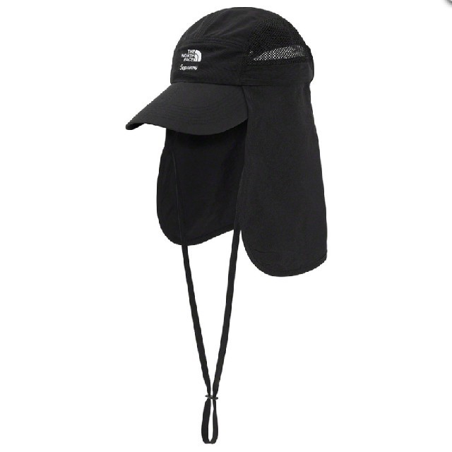 黒Supreme TheNorthFace Sunshield Camp Cap 1