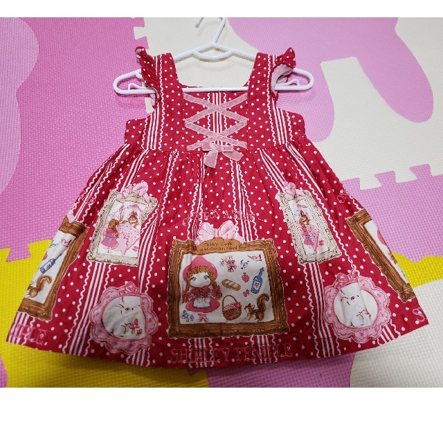 Shirley Temple(シャーリーテンプル)のシャーリーテンプル　ワンピース　赤ずきん キッズ/ベビー/マタニティのキッズ服女の子用(90cm~)(ワンピース)の商品写真