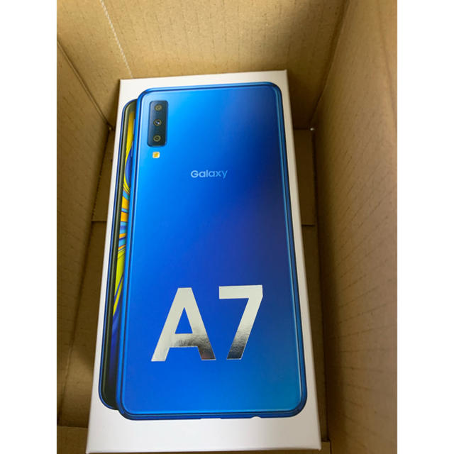 Galaxy A7 ブルー 64 GB SIMフリー 未使用 ギャラクシー