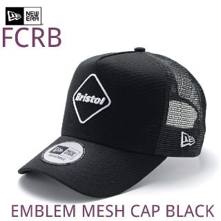 エフシーアールビー(F.C.R.B.)の【新品】FCRB NEWERA EMBLEM MESH CAP BLACK(キャップ)