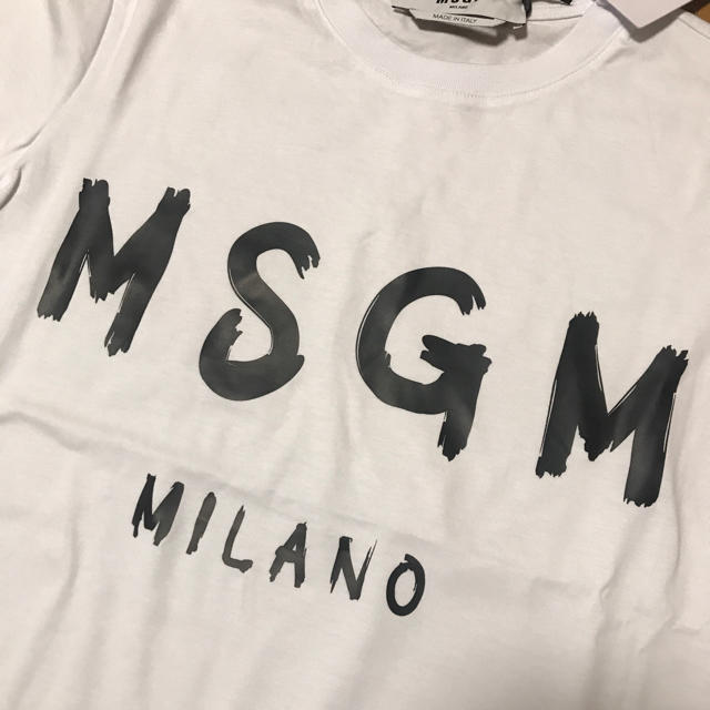 MSGM(エムエスジイエム)のMSGM 大人のロゴプリントTシャツ レディースのトップス(Tシャツ(半袖/袖なし))の商品写真