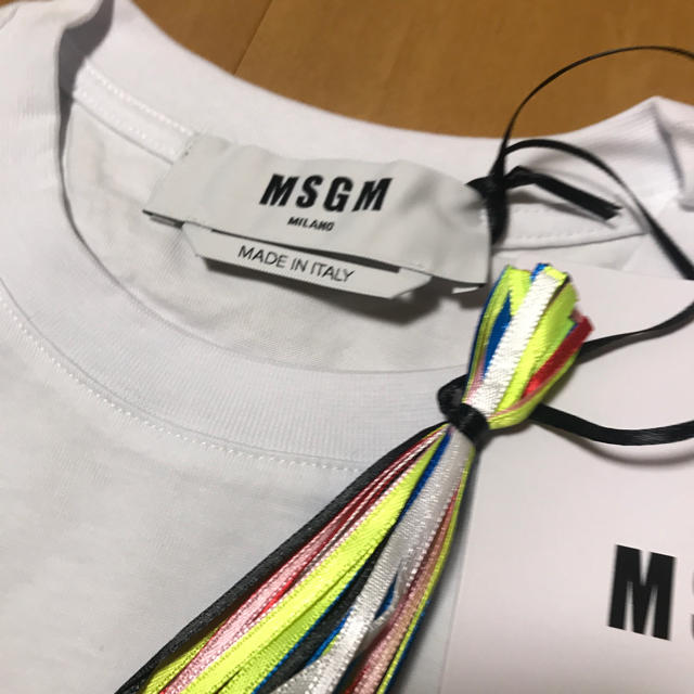 MSGM(エムエスジイエム)のMSGM 大人のロゴプリントTシャツ レディースのトップス(Tシャツ(半袖/袖なし))の商品写真