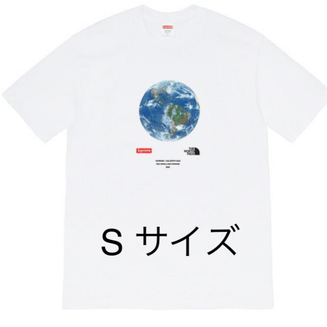 supreme north face one world L white