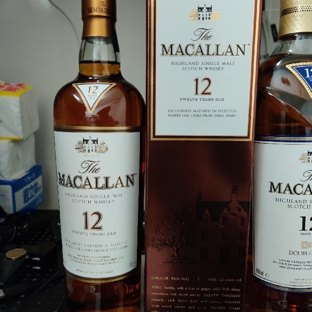 マッカラン12年 シェリーオークカスク旧ボトル ダブルカスク ...