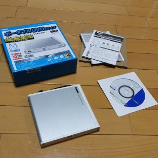 エレコム(ELECOM)のLDR-PMJ8U2LWH (ポータブルDVDドライブ 値下げ可)(PC周辺機器)