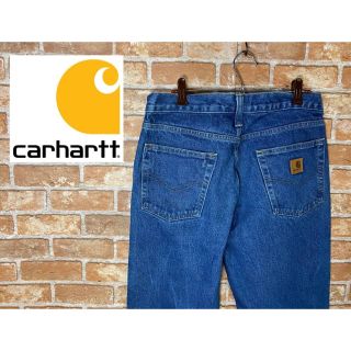 カーハート(carhartt)のCarhartt   デニム　30×32  Relaxd Fit  皮パッチ(デニム/ジーンズ)