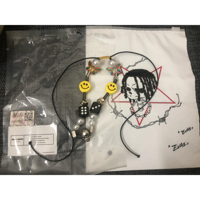 i(アイ)のSALUTE *EVAE+ SMILEY PEARL NECKLACE メンズのアクセサリー(ネックレス)の商品写真