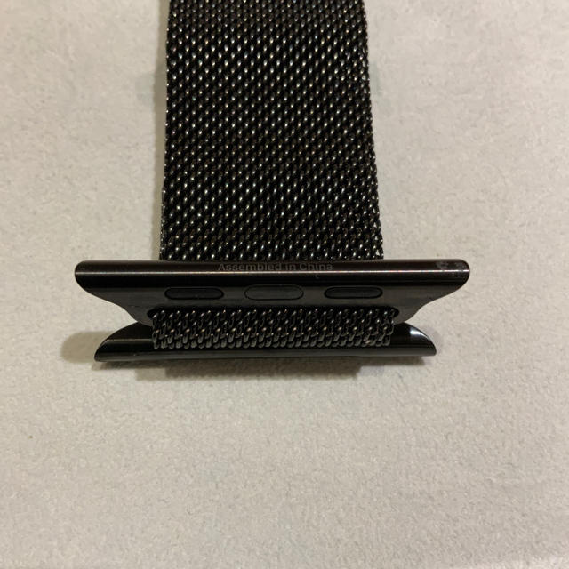 Apple Watch(アップルウォッチ)の(正規品)Apple Watch Milanese Loop 38mm ブラック メンズの時計(金属ベルト)の商品写真