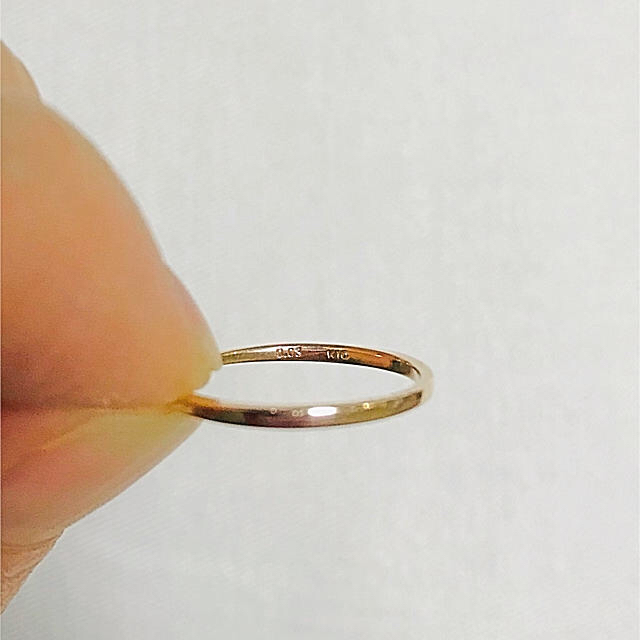 agete(アガット)のagete アガット　一粒ダイヤリング　シンシア　k10 レディースのアクセサリー(リング(指輪))の商品写真