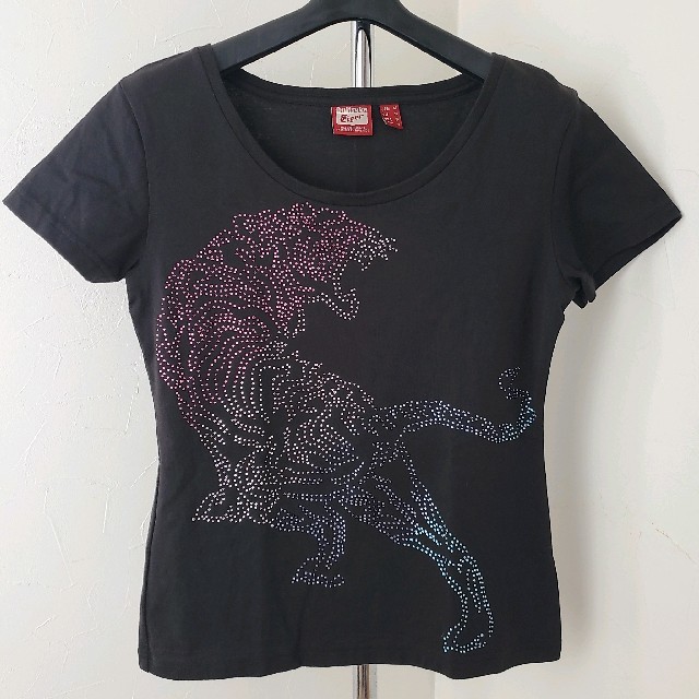 Onitsuka Tiger(オニツカタイガー)の激レア/ONITSUKA TIGER × スワロフスキー/見返り虎Tシャツ レディースのトップス(Tシャツ(半袖/袖なし))の商品写真