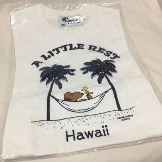 ピーナッツ(PEANUTS)の120 希少 新品 ハワイ限定 日焼けスヌーピー Tシャツ マキさんデザイン(Tシャツ/カットソー)