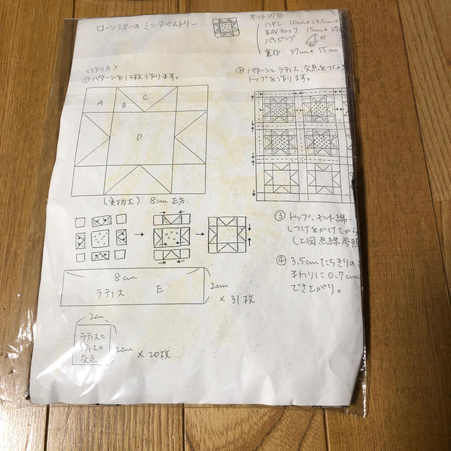 新品 キルトパーティーのタペストリーキット 新品 キルトパーティーのタペストリーキット