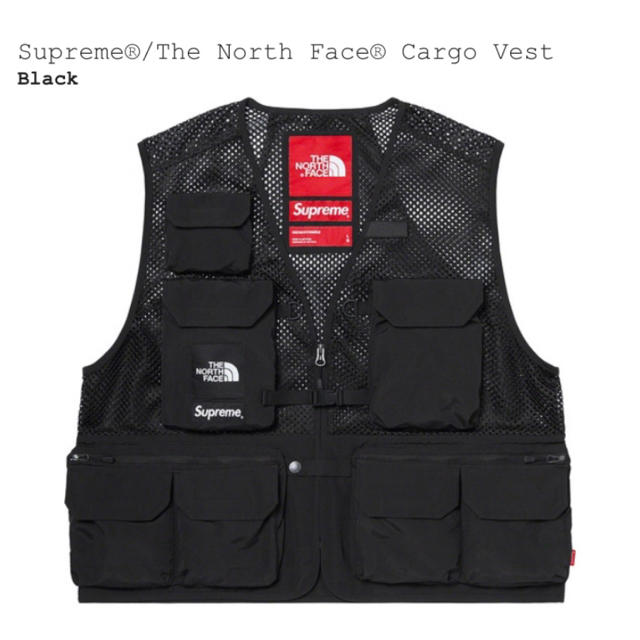 Sサイズ Supreme The North Face Cargo Vest