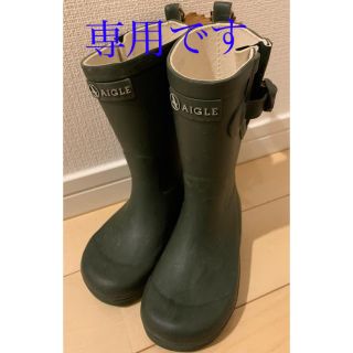 エーグル(AIGLE)のエーグル　レインシューズ　26(16〜16.5センチ) USED(長靴/レインシューズ)