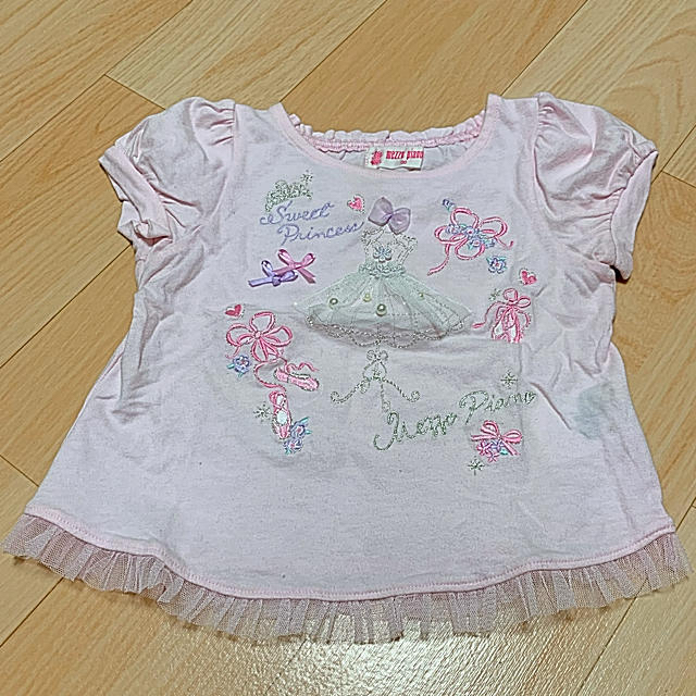 mezzo piano(メゾピアノ)のTシャツ　mezzo piano  90サイズ キッズ/ベビー/マタニティのキッズ服女の子用(90cm~)(Tシャツ/カットソー)の商品写真