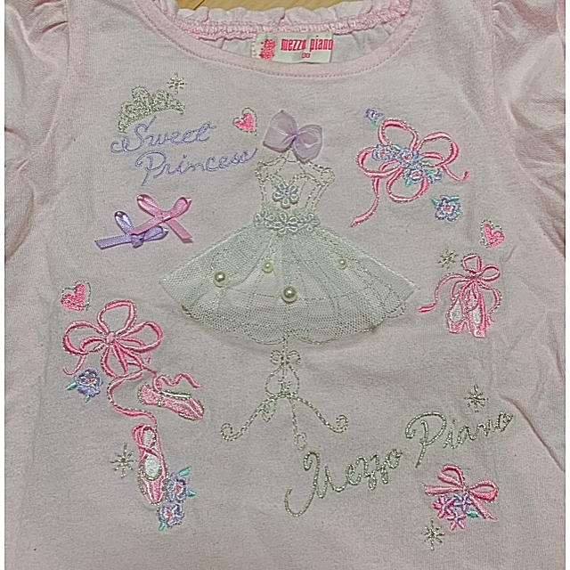 mezzo piano(メゾピアノ)のTシャツ　mezzo piano  90サイズ キッズ/ベビー/マタニティのキッズ服女の子用(90cm~)(Tシャツ/カットソー)の商品写真