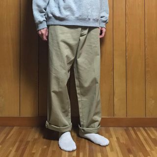 ビームス(BEAMS)の90s レッドキャップ RED KAP チノパン 古着　ベージュ　ワイドパンツ(チノパン)