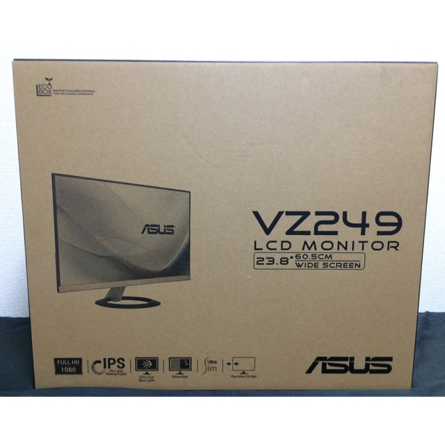 ASUS(エイスース)のASUS VZ249HR 23.8型 フルHD フレームレス ディスプレイ  スマホ/家電/カメラのPC/タブレット(ディスプレイ)の商品写真