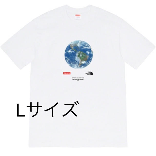 Supreme(シュプリーム)のSupreme The North Face One World Tee 白 L メンズのトップス(Tシャツ/カットソー(半袖/袖なし))の商品写真