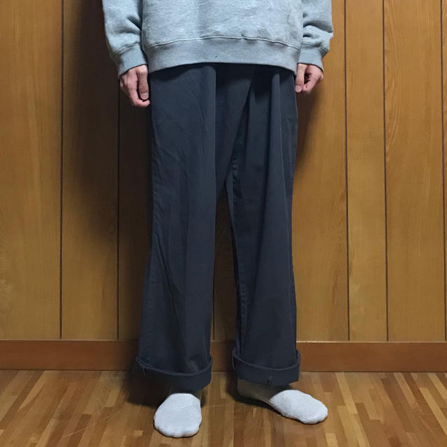 BEAMS(ビームス)の90s レッドキャップ RED KAP チノパン　古着　ワイドパンツ　グレー メンズのパンツ(チノパン)の商品写真