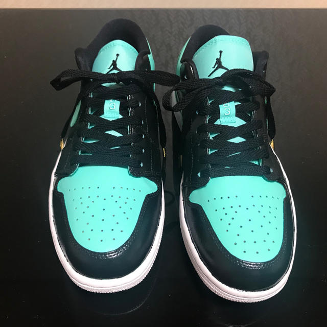 NIKE - Nike air Jordan 1 low Tiffany custom の通販 by NIKE - Nike air Jordan 1 low Tiffany custom の通販 by