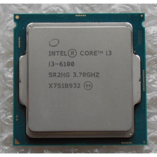 正常動作品 intel Core i3-6100 3.70GHz LGA1151