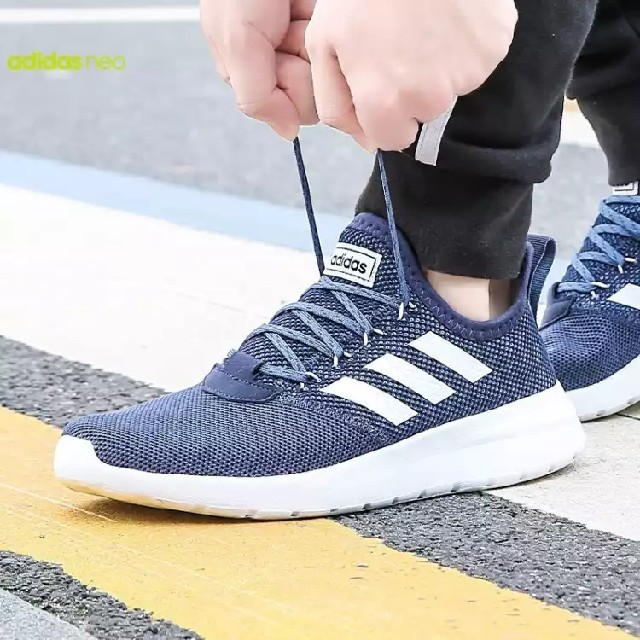 adidas(アディダス)の定6899円限定!アディダス.アディレーサー高性能スニーカー新品最安値!紺白 メンズの靴/シューズ(スニーカー)の商品写真