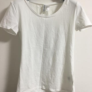 エイチアンドエム(H&M)の白Tシャツ(Tシャツ(半袖/袖なし))