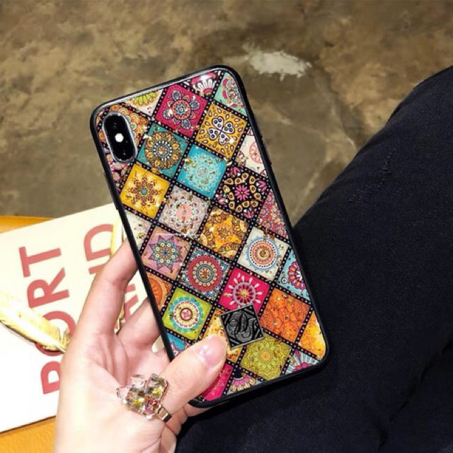 ☆新品☆タイルデザイン ペイズリーiPhoneケース【iPhone XR】 スマホ/家電/カメラのスマホアクセサリー(iPhoneケース)の商品写真