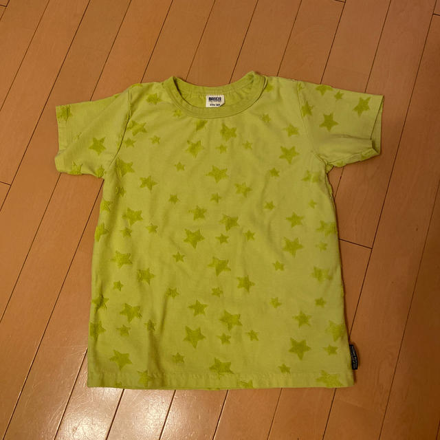 BREEZE(ブリーズ)のBREEZE 星柄Tシャツ ライムグリーン キッズ/ベビー/マタニティのキッズ服男の子用(90cm~)(Tシャツ/カットソー)の商品写真