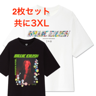 3XL ユニクロ×ビリーアイリッシュ×村上隆 2枚セット Tシャツ UT(Tシャツ(半袖/袖なし))