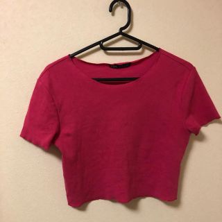 ザラ(ZARA)のネオンピンクTシャツ(Tシャツ(半袖/袖なし))