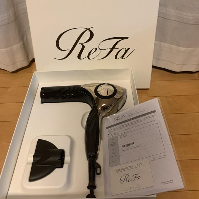 ReFa(リファ)のリファ　ビュティーテック　ドライヤー　新品未使用　ブラック スマホ/家電/カメラの美容/健康(ドライヤー)の商品写真