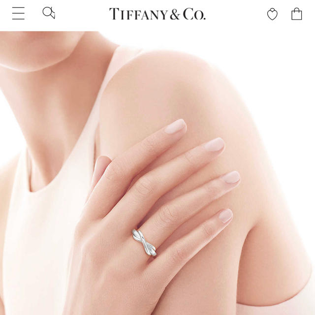 Tiffany & Co.(ティファニー)のTiffany & co ティファニー　インフィニティリング　 レディースのアクセサリー(リング(指輪))の商品写真