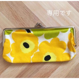 マリメッコ(marimekko)の＊ marimekko マリメッコ ウニッコ がま口ポーチ ＊(ポーチ)