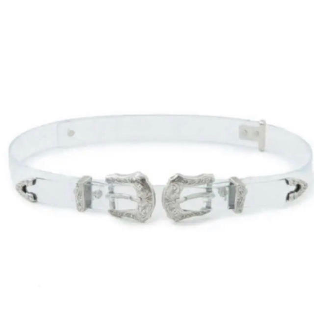 TOGA -  TOGA PULLA Metal buckle vinyl belt