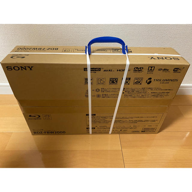 SONY - SONY ソニー ブルーレイ レコーダー BDZ-FBW2000 新品未使用品