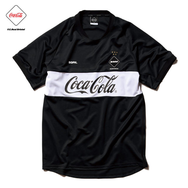 F.C.R.B.(エフシーアールビー)のF.C.R.B  coca-cola ゲームシャツ 黒 M メンズのトップス(Tシャツ/カットソー(半袖/袖なし))の商品写真