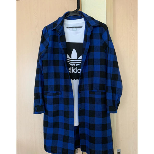 adidas(アディダス)のadidasＴシャツ／チェックシャツ レディースのトップス(Tシャツ(半袖/袖なし))の商品写真