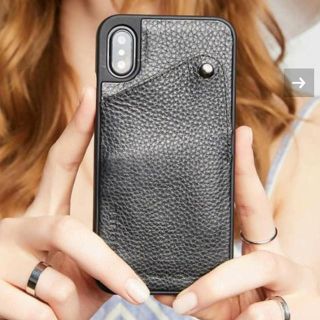 iPhone XS BANDOLIER ネイビー色 iPhoneケース(iPhoneケース)