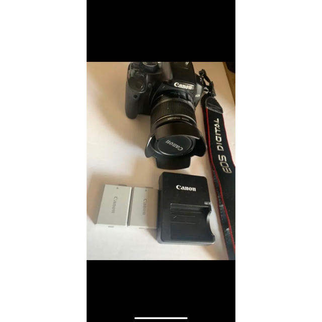 Canon EOS kiss x2 一眼レフ 18〜55mm標準レンズ付きスマホ/家電/カメラ