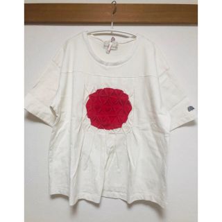 ケイスケカンダ(keisuke kanda)のkeisuke kanda 日の丸　スモッキングTシャツ(Tシャツ(半袖/袖なし))