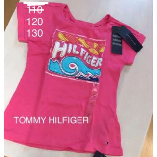 トミーヒルフィガー(TOMMY HILFIGER)のTOMMY HILFIGER❤︎kidsピンクTシャツ 120 新品(Tシャツ/カットソー)