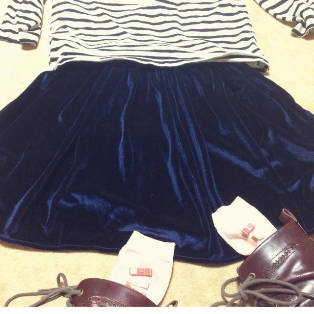 American Apparel(アメリカンアパレル)のアメアパ ベロアスカート レディースのスカート(ひざ丈スカート)の商品写真
