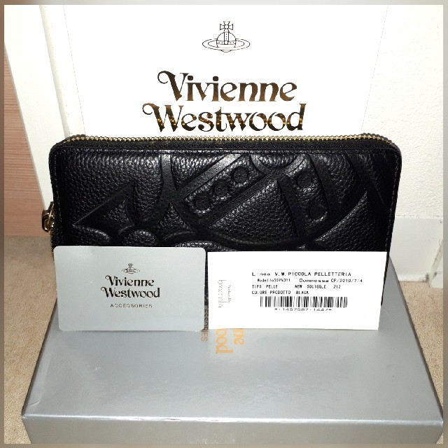 Vivienne Westwood - 【新品未使用】ヴィヴィアン長財布ブラックの通販