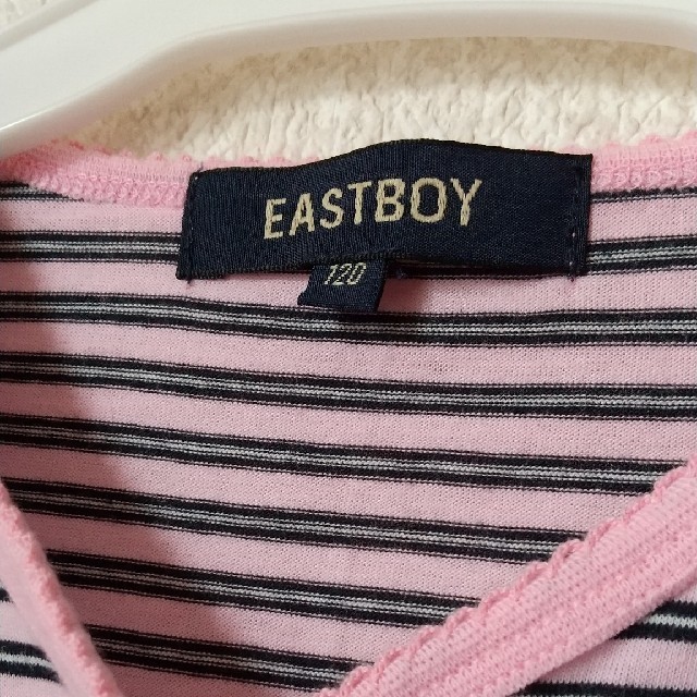 EASTBOY(イーストボーイ)のEAST BOY  長袖シャツ  120 キッズ/ベビー/マタニティのキッズ服女の子用(90cm~)(Tシャツ/カットソー)の商品写真