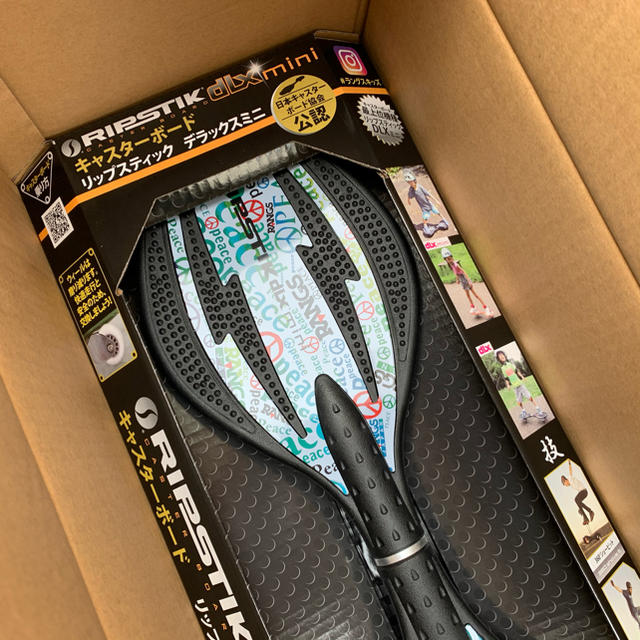 【新品】ラングスジャパン リップスティック デラックス ミニ ピース BLACK スポーツ/アウトドアのスポーツ/アウトドア その他(スケートボード)の商品写真