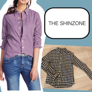 シンゾーン(Shinzone)のななさま専用　シンゾーン　チェックシャツ(シャツ/ブラウス(長袖/七分))