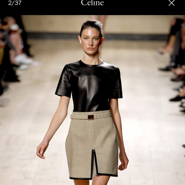celine(セリーヌ)のCELINE フィービー　ファイロ　スカート  レディースのスカート(ミニスカート)の商品写真