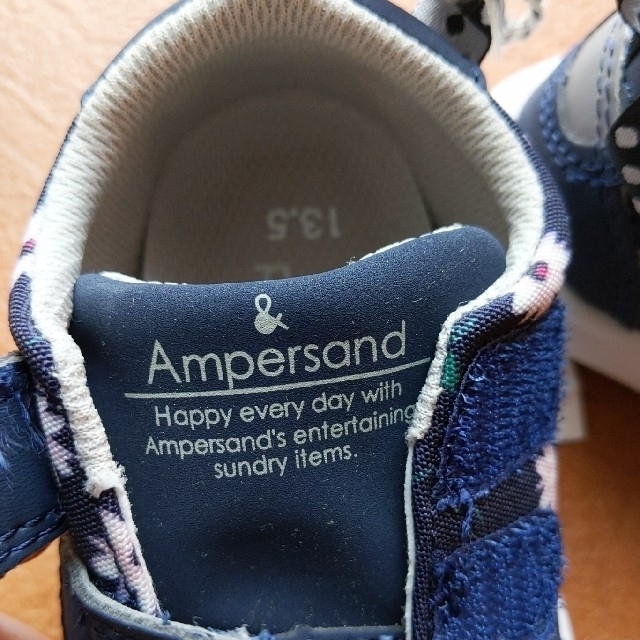ampersand(アンパサンド)のベビー　スニーカー キッズ/ベビー/マタニティのベビー靴/シューズ(~14cm)(スニーカー)の商品写真